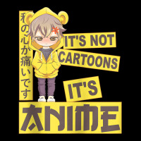 Sad Anime Boy   It's Not Cartoons It's Anime Manga Teen Boy Zip Hoodie Men's 3/4 Sleeve Pajama Set | Artistshot