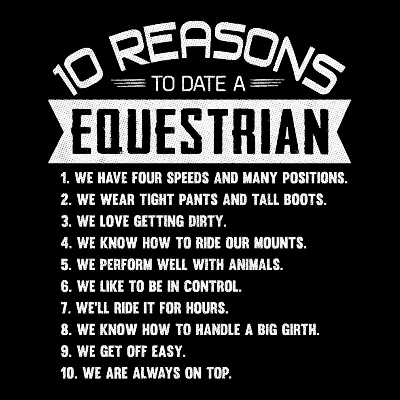 10 Reasons To Date An Equestrian Adjustable Cap by fencevaudeville14 | Artistshot