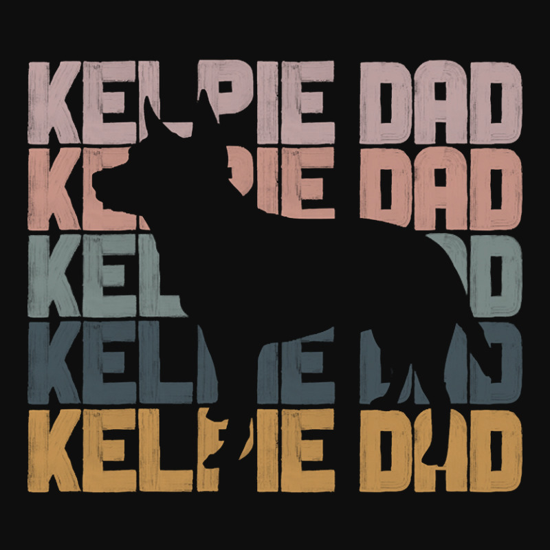 Kelpie Dad Trendy Brush Style Australian Sheepdog Dog Owner Crop Top by gaugebayou45 | Artistshot