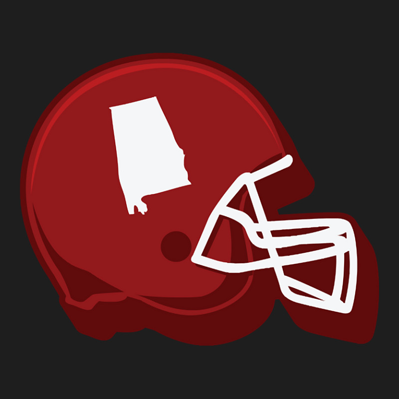 Alabama Outline Football Helmet Classic T-shirt by Binzdodi | Artistshot