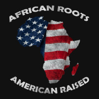 African Roots American Raised Graphic T-shirt | Artistshot