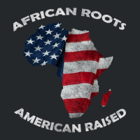 African Roots American Raised Crewneck Sweatshirt | Artistshot