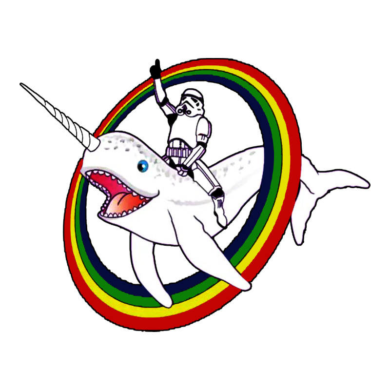 Narwhal Rainbow Funny Circus Sticker | Artistshot