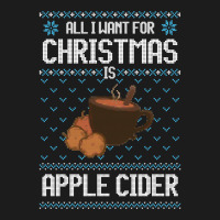 All I Want For Christmas Is Apple Cider - Ugly Xmas Sweater For Apple Hoodie & Jogger Set | Artistshot