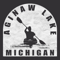 Aginaw Lake Kayaking Michigan Vintage Hoodie | Artistshot