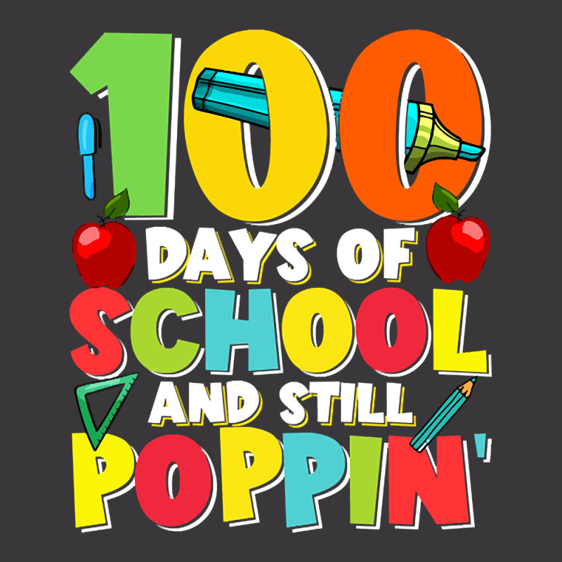 Kids100 Days Of School And Still Poppin Ladies Curvy T-Shirt by gaugebayou45 | Artistshot