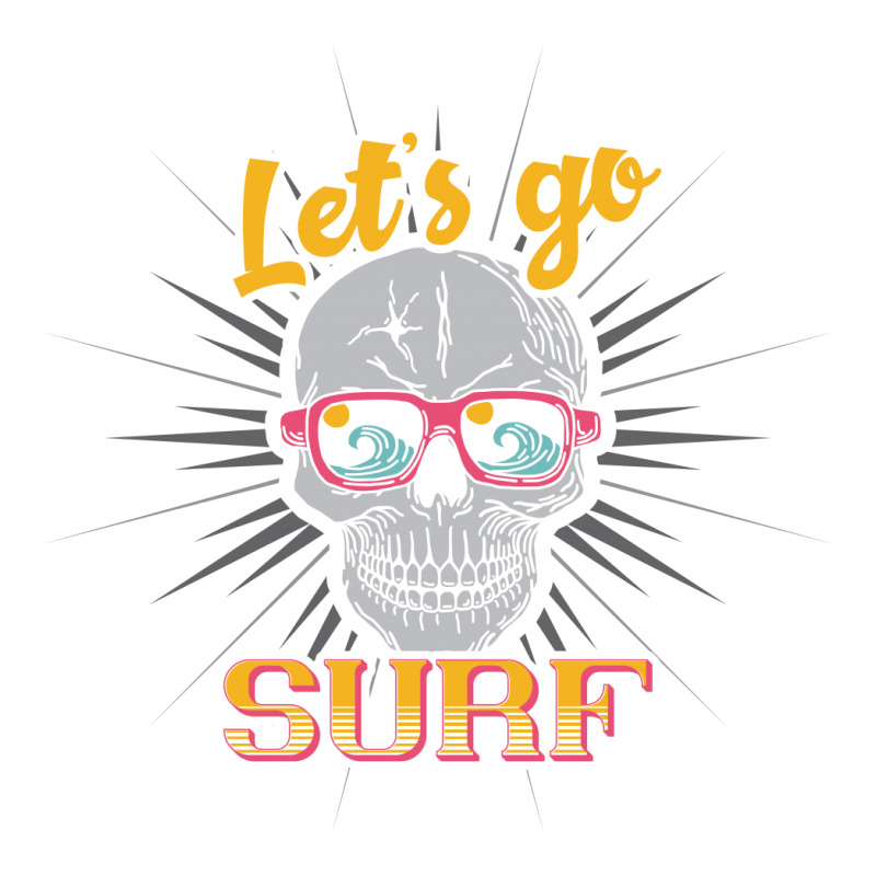 Surfing Lets Go Surf Sticker | Artistshot