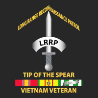 Badge - Lrrp - Tip Of The Spear - Vietnam Vet W Svc Men's T-shirt Pajama Set | Artistshot