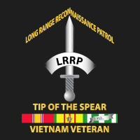 Badge - Lrrp - Tip Of The Spear - Vietnam Vet W Svc Classic T-shirt | Artistshot