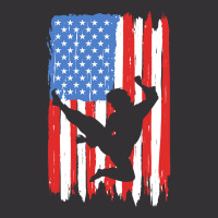 American Flag Kung Fu Graphic Vintage Short | Artistshot