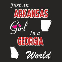 Arkansas - Georgia Ladies Fitted T-shirt | Artistshot