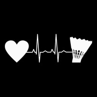 Badminton Ball Heartbeat Baby Tee | Artistshot