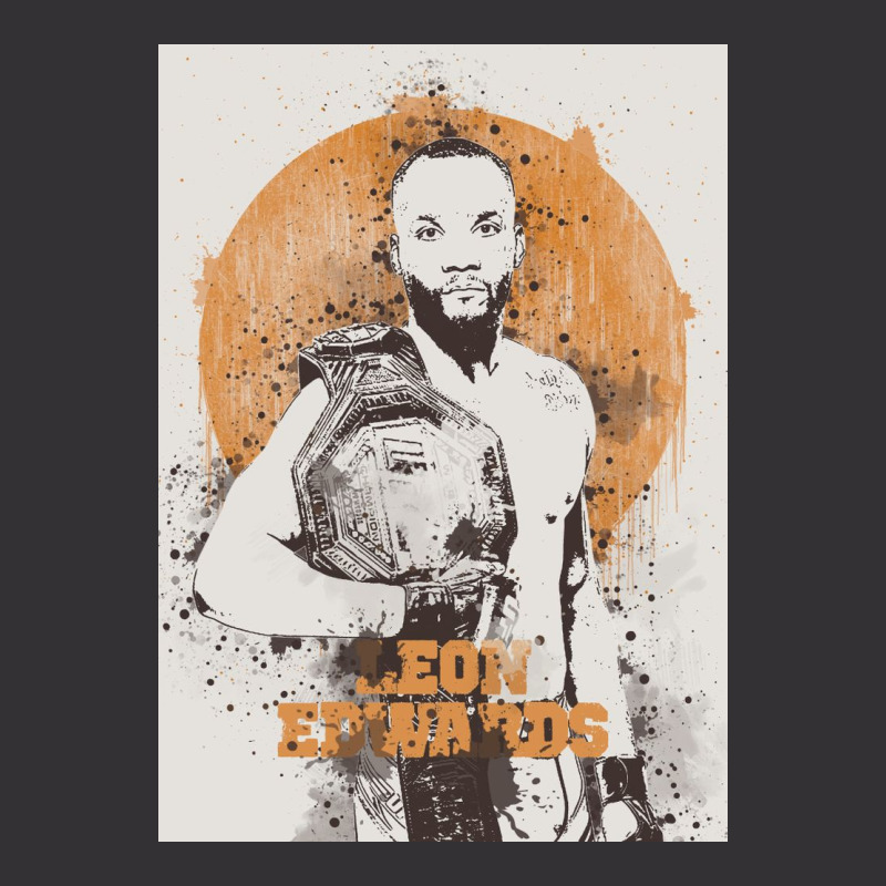 Leon Edwards Painting Art Vintage Hoodie And Short Set | Artistshot