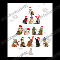 Cat Christmas Lovely Cats Christmas Tree Costume Fleece Short | Artistshot