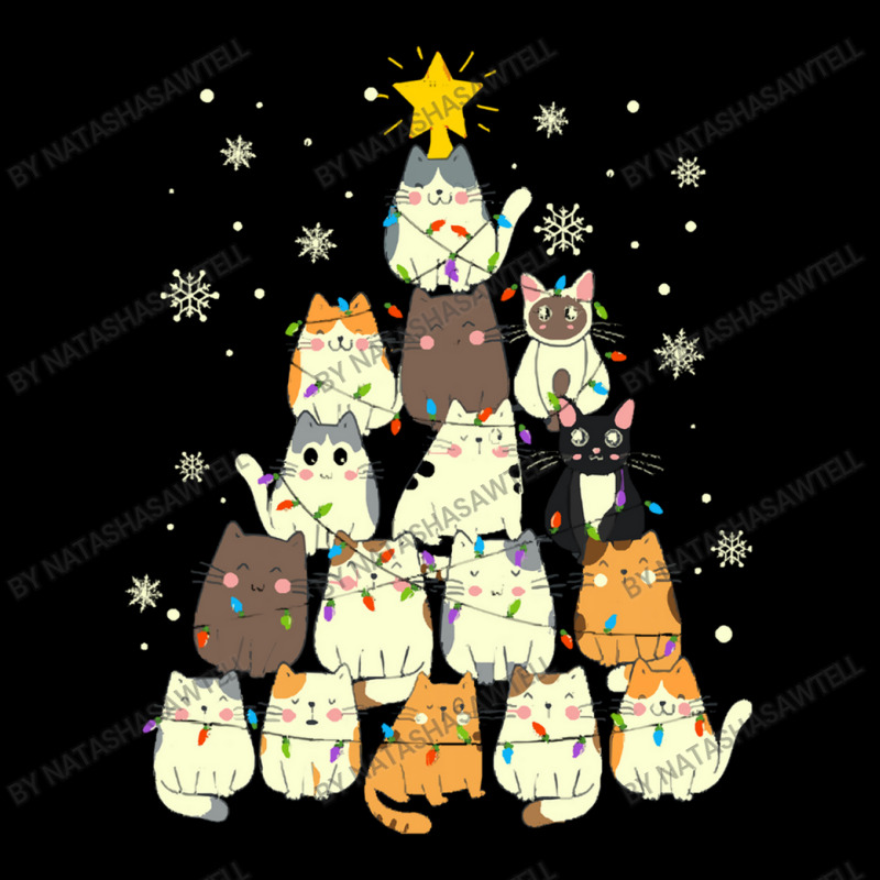 Cat Christmas Tree Christmas Cat Tree   Cat Lover Christmas Pocket T-shirt | Artistshot