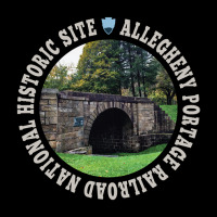 Allegheny Portage Railroad National Historic Site Circle V-neck Tee | Artistshot