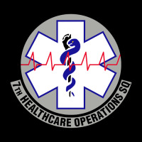 7 Healthcare Operations Squadron Afgsc (u.s. Air Force) Cropped Sweater | Artistshot