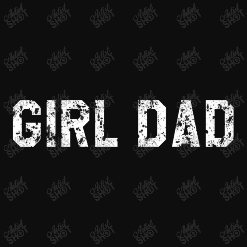 Girl Dad Distressed Crop Top by PatrickDougherty | Artistshot