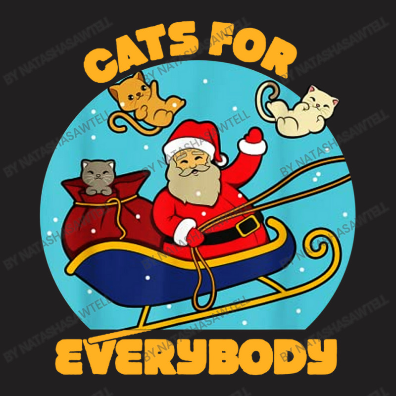 Cats For Everybody Christmas Cat T-shirt | Artistshot