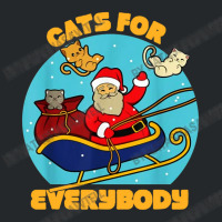 Cats For Everybody Christmas Cat Crewneck Sweatshirt | Artistshot