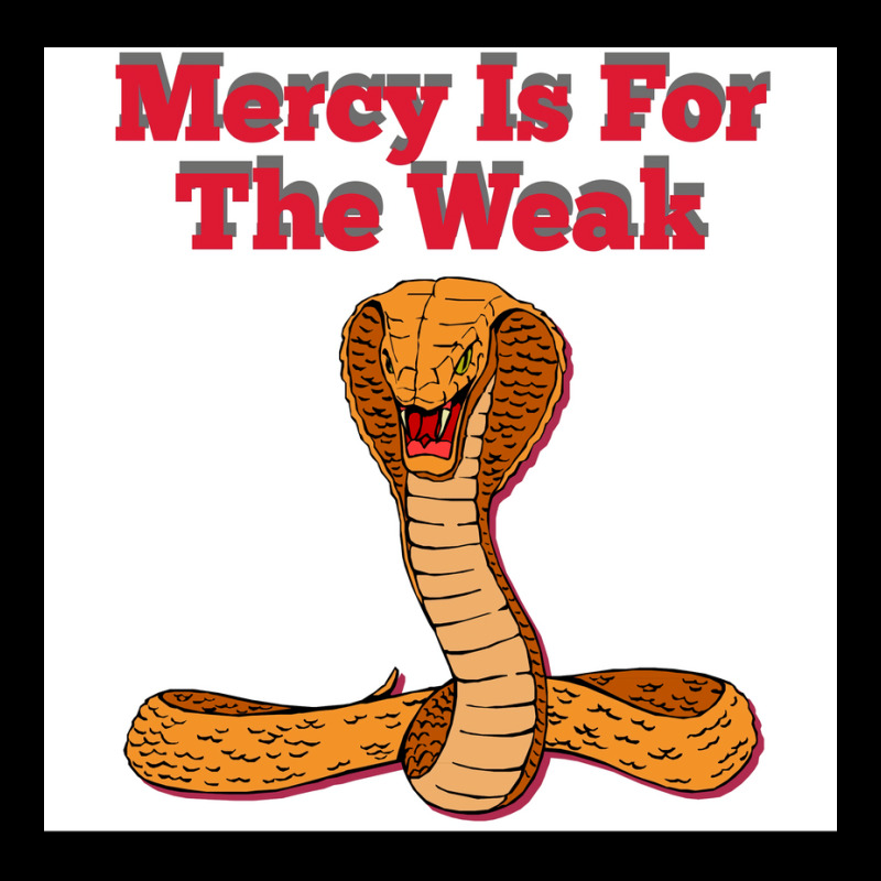 Mercy Is For The Weak Poster Humor Men's Long Sleeve Pajama Set | Artistshot