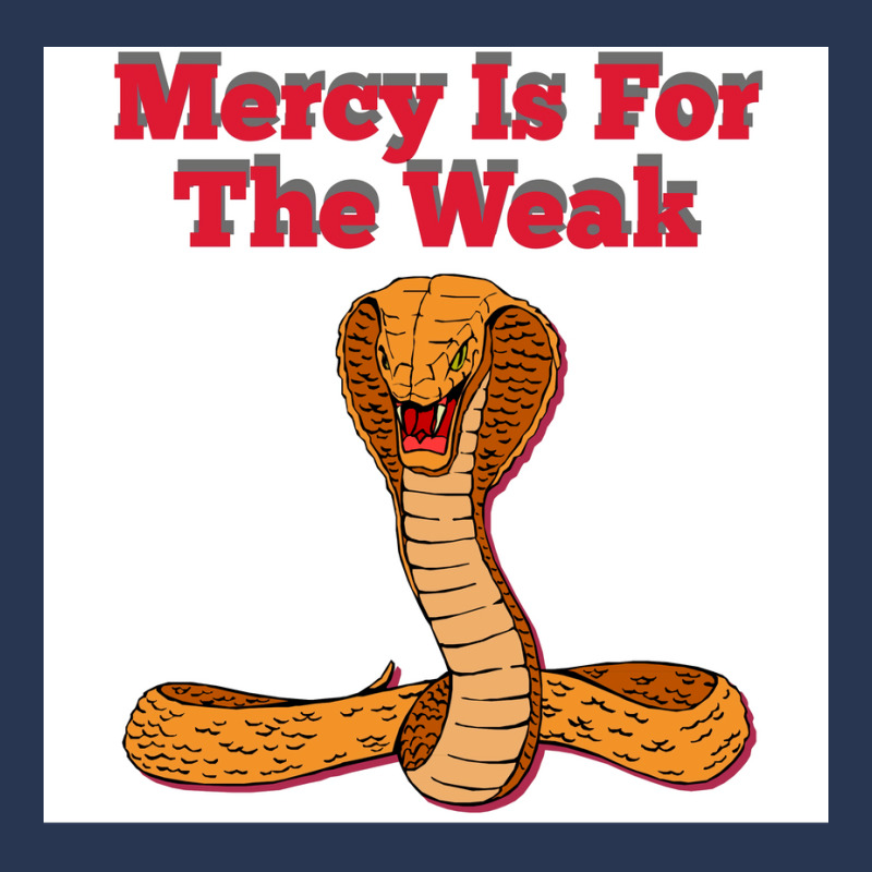 Mercy Is For The Weak Poster Humor Men Denim Jacket | Artistshot