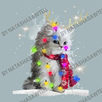 Christmas Cat Cute Baby Cat Christmas Unisex Sherpa-lined Denim Jacket | Artistshot