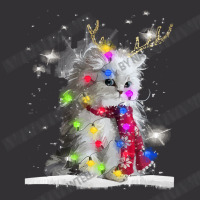 Christmas Cat Cute Baby Cat Christmas Vintage Hoodie | Artistshot