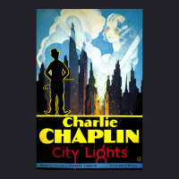 Charlie Chaplin, City Lights, 1931 Theatrical Release Poster Classic S Unisex Sherpa-lined Denim Jacket | Artistshot