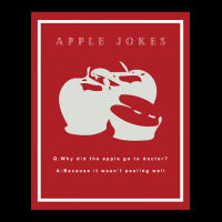 Apple Jokes Zipper Hoodie | Artistshot