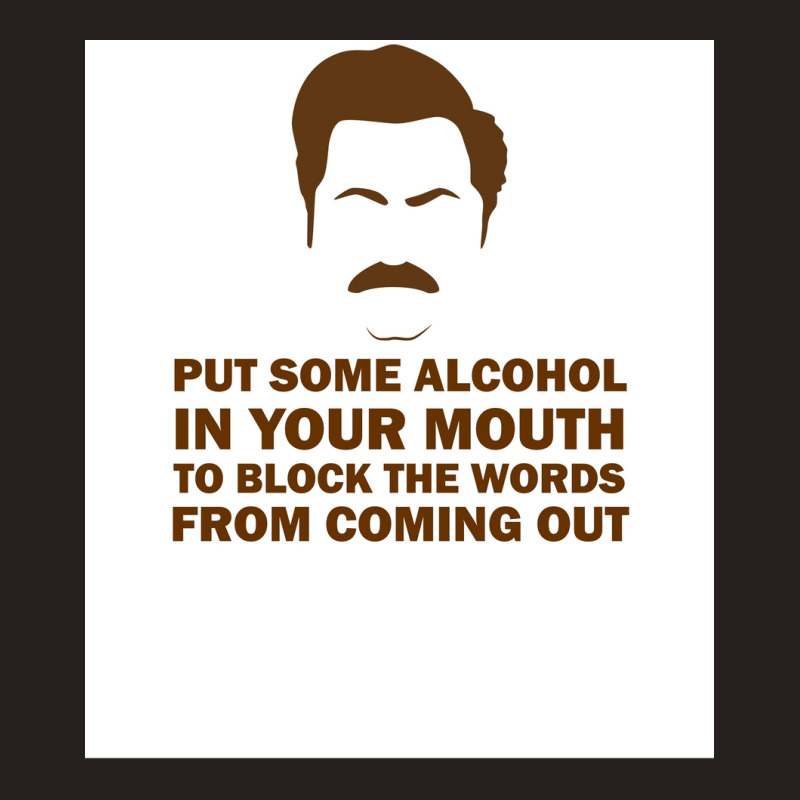 Ron Swanson Poster Girl Tank Top | Artistshot