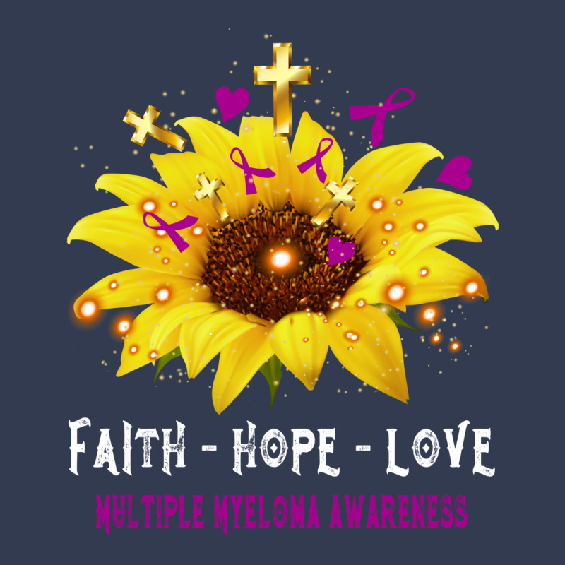 Faith Hope Love Multiple Myeloma Awareness Support Multiple Myeloma Wa V-Neck Tee by cojtihoskinc | Artistshot