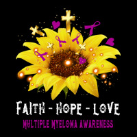 Faith Hope Love Multiple Myeloma Awareness Support Multiple Myeloma Wa Men's 3/4 Sleeve Pajama Set | Artistshot