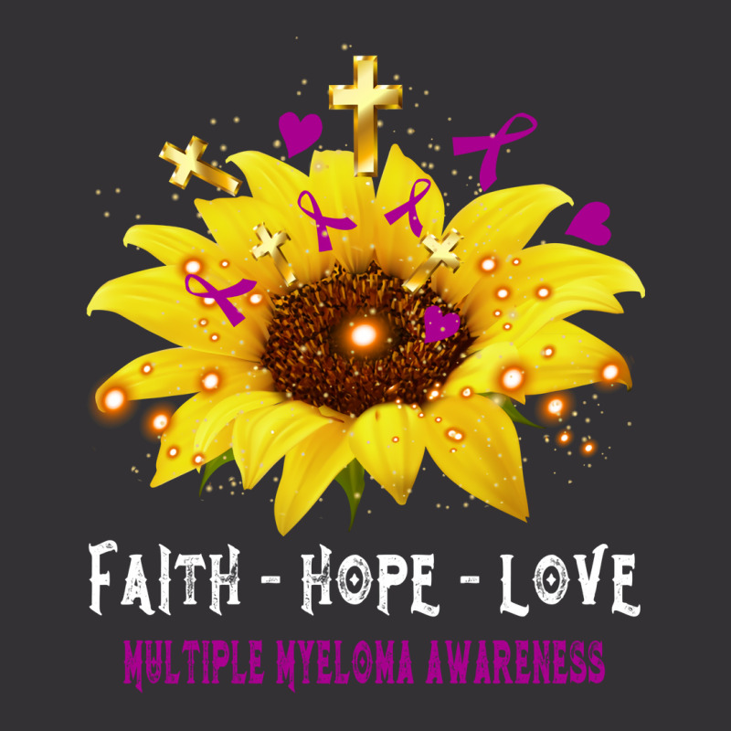 Faith Hope Love Multiple Myeloma Awareness Support Multiple Myeloma Wa Vintage Hoodie And Short Set by cojtihoskinc | Artistshot