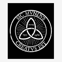 Sic Mvndvs Creatvs Est Poster Blue Graphic T-shirt | Artistshot