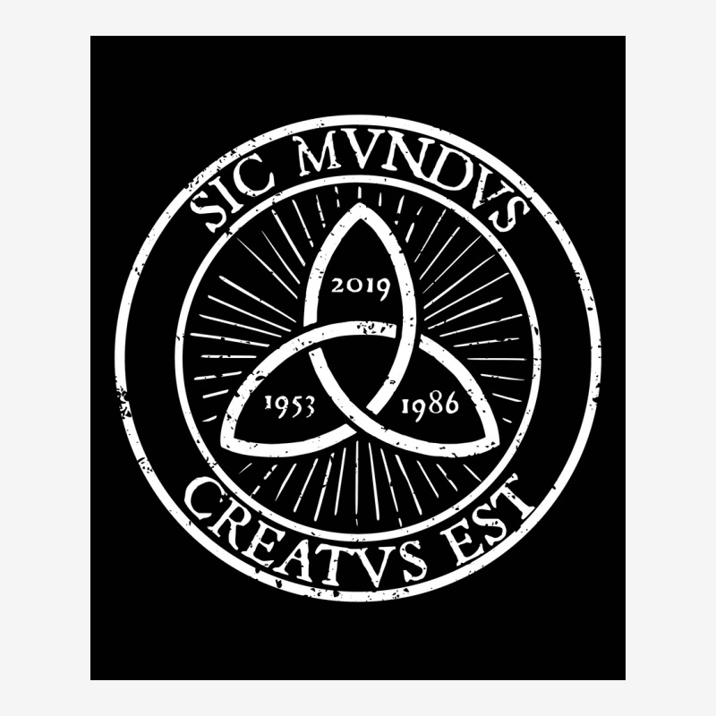 Sic Mvndvs Creatvs Est Poster Blue Graphic T-shirt | Artistshot