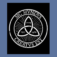 Sic Mvndvs Creatvs Est Poster Blue Lightweight Hoodie | Artistshot