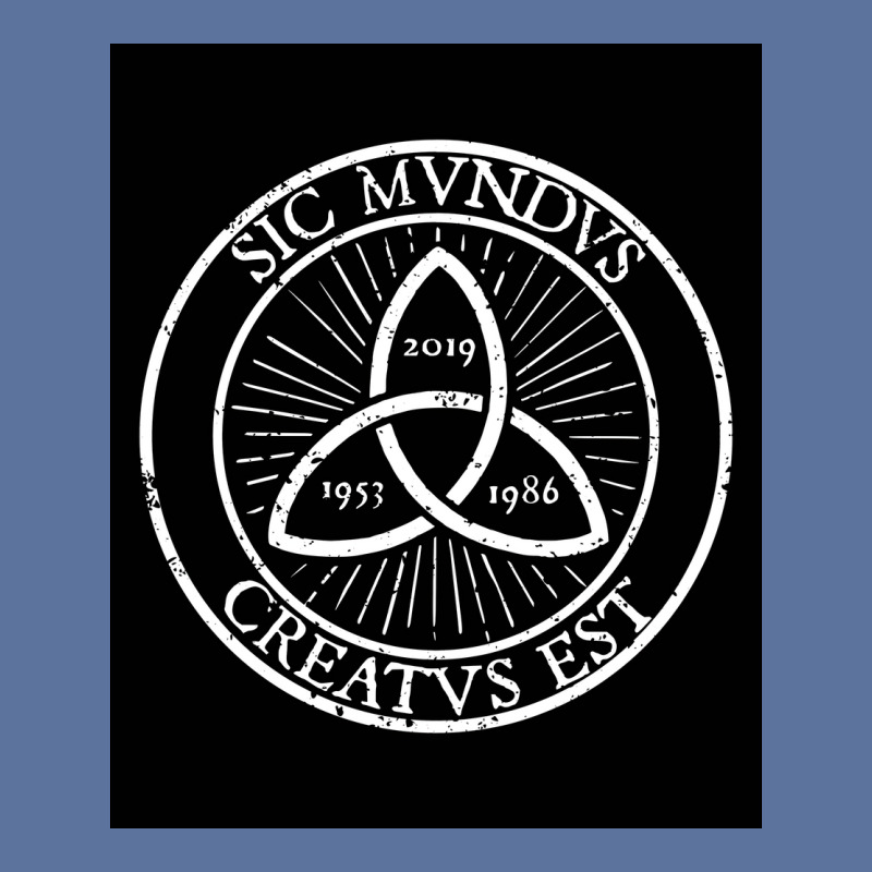 Sic Mvndvs Creatvs Est Poster Blue Lightweight Hoodie | Artistshot