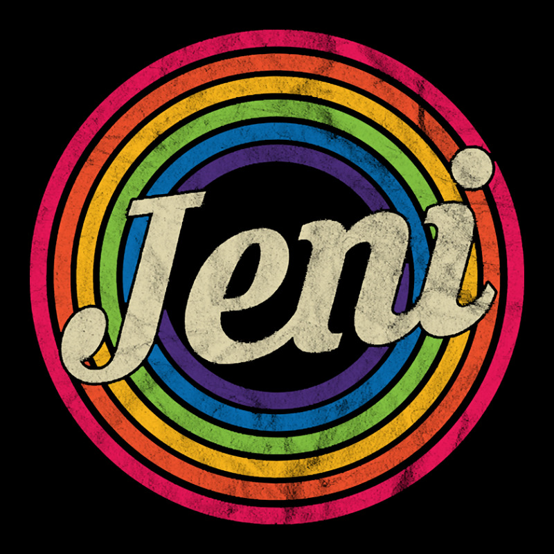 Jeni - Retro Rainbow Faded-style Toddler Sweatshirt | Artistshot