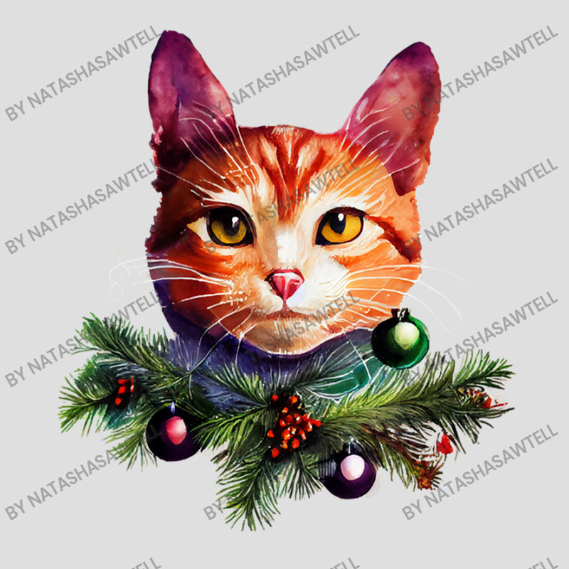 Orange Cat Christmas Vintage Cat Xmas Christmas Cat Pullover V-neck Tee | Artistshot