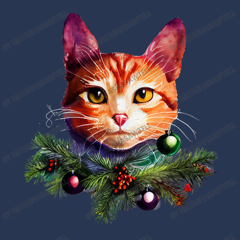 Orange Cat Christmas Vintage Cat Xmas Christmas Cat Pullover Men Denim Jacket | Artistshot