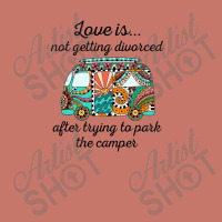 Love Is Not Getting Divorced After Trying To Park The Camper Cropped Sweater | Artistshot