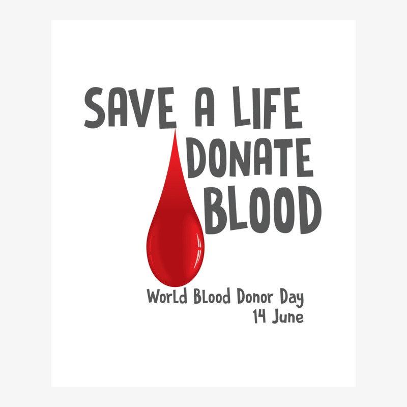 Save A Life Donate Blood World Blood Donor Day Organ Donor Blood Donat Ladies Fitted T-Shirt by bruciegadway2 | Artistshot