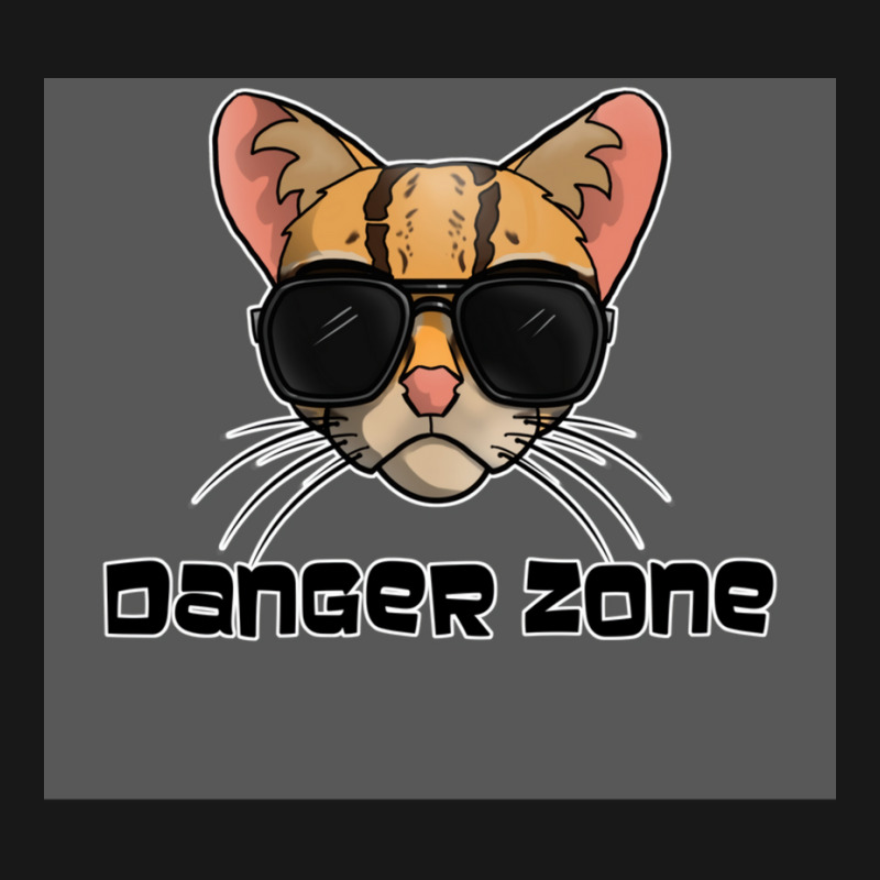 Archer Danger Zone Parody Of Cute Cat By Adeel Mushtaq Poster Summer ( Flannel Shirt by nanzolveyt | Artistshot