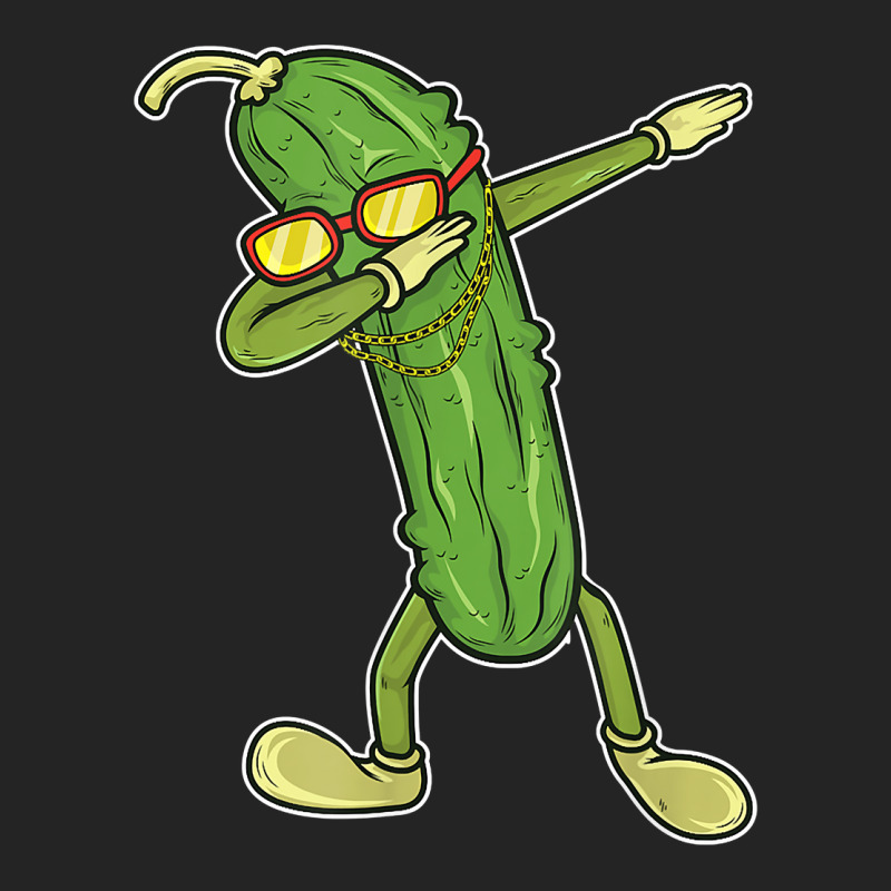 Dabbing Pickle Dancing Cucumber Gift Pickleball T Shirt 3/4 Sleeve Shirt by kogmor58594 | Artistshot