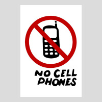 No Cell Phones Poster Humor (1) Men's Polo Shirt | Artistshot