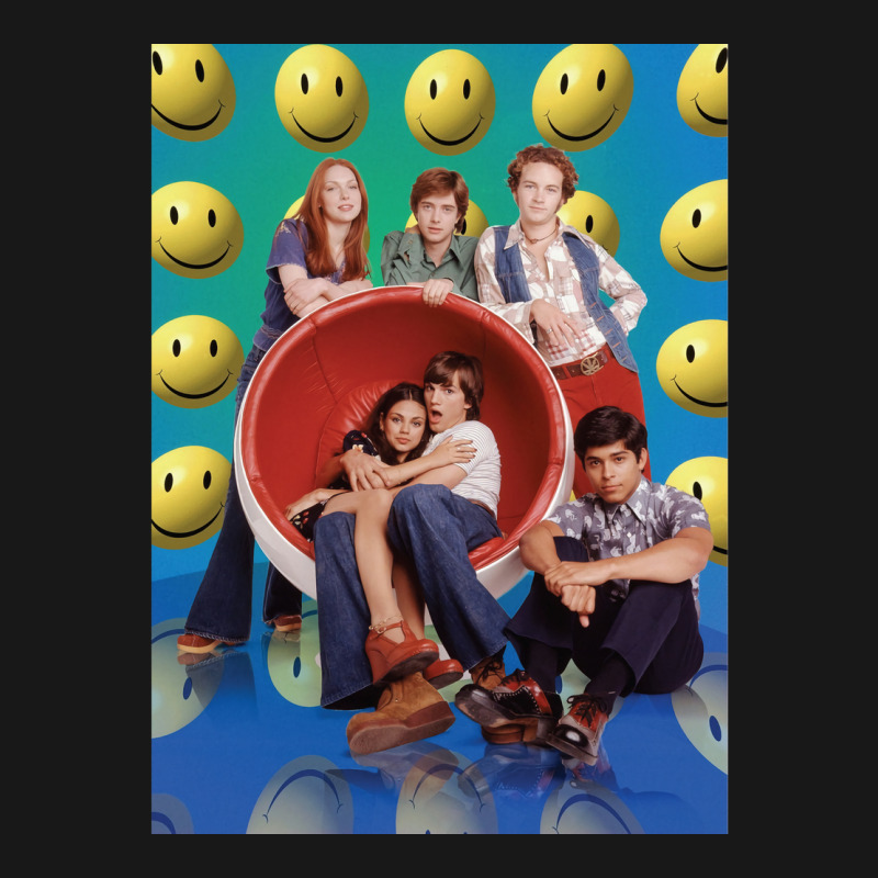 That 70s Show Smiley Promo Poster Poster Summer (1) Flannel Shirt by zagarboddaq | Artistshot