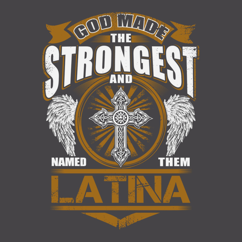 Latina Name T   God Found Strongest And Named Them Latina Gift Love Hi Ladies Polo Shirt by hmodbusunto | Artistshot