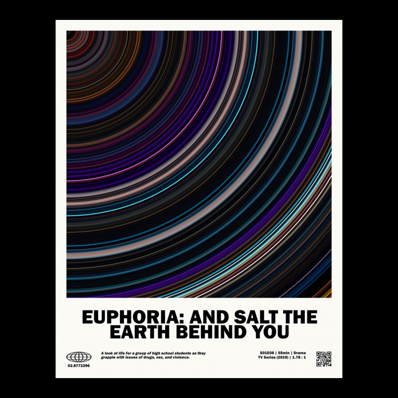 Minimaleuphoria And Salt The Earth Behind You Barcode Tv Show Poster S Adjustable Cap | Artistshot