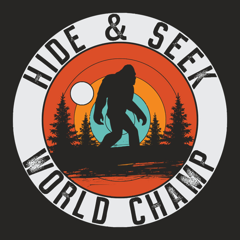 Hide And Seek World Champion Ladies Fitted T-Shirt by trampolinnervous53 | Artistshot